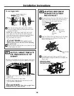 Preview for 16 page of GE Spacemaker JVM1750SPSS Installation Instructions Manual