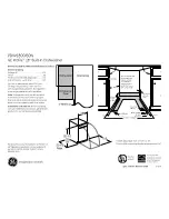 Preview for 1 page of GE Spacemaker PDW1800N Dimensions And Installation Information