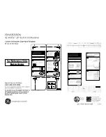 Preview for 2 page of GE Spacemaker PDW1800N Dimensions And Installation Information