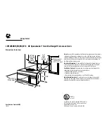 GE Spacemaker XL JVM1850 Dimensions preview