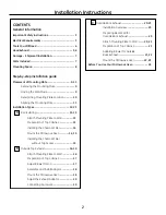 Предварительный просмотр 2 страницы GE SpacemakerXL JVM1630 Installation Instructions Manual