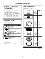 Предварительный просмотр 7 страницы GE SpacemakerXL JVM1630 Installation Instructions Manual