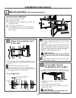 Предварительный просмотр 13 страницы GE SpacemakerXL JVM1630 Installation Instructions Manual