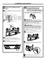 Предварительный просмотр 15 страницы GE SpacemakerXL JVM1630 Installation Instructions Manual