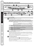 Предварительный просмотр 6 страницы GE Stainless Steel Tub Dishwashers Owner'S Manual