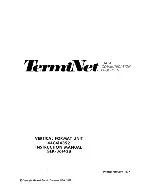 GE TermiNet Vertical Format Unit Instruction Manual preview