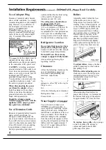 Preview for 4 page of GE TFX27R Use & Care Manual