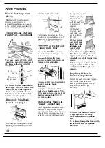 Preview for 12 page of GE TFX27R Use & Care Manual