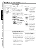 Preview for 12 page of GE TURBOCOOL 23 Owner'S Manual And Installation Instructions