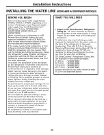 Preview for 25 page of GE TURBOCOOL 23 Owner'S Manual And Installation Instructions