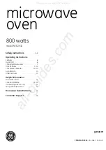 GE WES0930 Manual предпросмотр