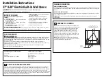 Preview for 1 page of GE ZET9050 Installation Instructions Manual