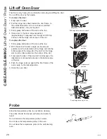 Preview for 28 page of GE ZGP304 Series Owner'S Manual