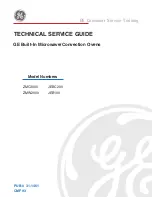 GE ZMC3000 Series Technical Service Manual preview