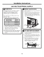 Preview for 15 page of GE Zoneline 2500 Owner'S Manual And Installation Instructions