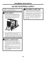 Preview for 16 page of GE Zoneline 2500 Owner'S Manual And Installation Instructions
