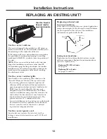 Preview for 13 page of GE Zoneline AZ28E09DAB Owner'S Manual And Installation Instructions