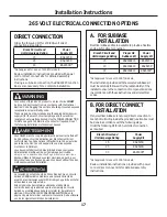 Preview for 17 page of GE Zoneline AZ45 Owner'S Manual And Installation Instructions