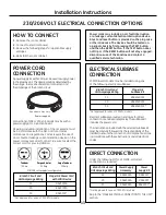 Preview for 13 page of GEAppliances Zoneline 4100 Owner'S Manual And Installation Instructions