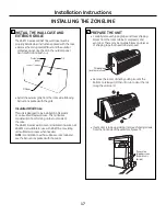 Preview for 17 page of GEAppliances Zoneline 4100 Owner'S Manual And Installation Instructions