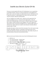 Preview for 1 page of Gear4music Seattle Manual