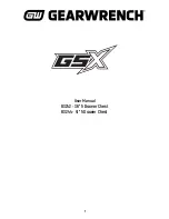 Gearwrench GSX User Manual preview