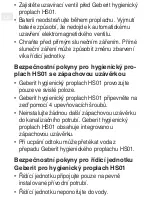 Preview for 181 page of Geberit HS01 Operation Manual