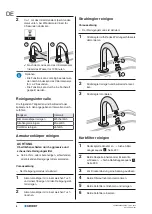 Предварительный просмотр 8 страницы Geberit Piave Operation Manual