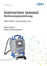 +GF+ MSA 2 MULTI Instruction Manual preview