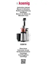 H.Koenig GSX18 Instruction Manual preview