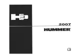 H3 HUMMER 2007 Owner'S Handbook Manual preview