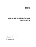 H3C H3C S5100-SI Installation Manual предпросмотр