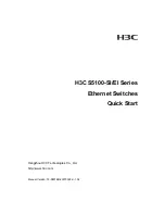 Preview for 1 page of H3C H3C S5100-SI Quick Start Manual