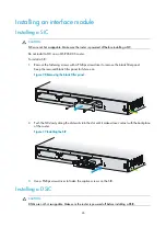 Предварительный просмотр 33 страницы H3C MSR 2600 Series Installation Manual