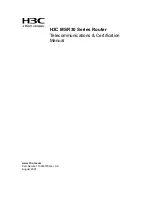 H3C MSR 30-16 Supplementary Manual preview