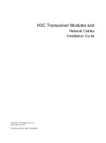 H3C QSFP-DD Installation Manual preview