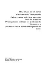 H3C S1200 Series Compliance And Safety Manual preview