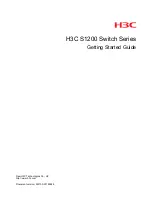 H3C S1200 Series Getting Started Manual preview