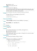 Preview for 43 page of H3C S5820 series Command Reference Manual