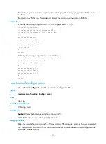 Preview for 136 page of H3C S5820 series Command Reference Manual