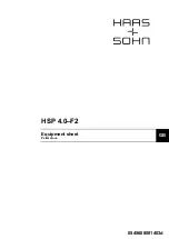 HAAS + SOHN HSP 4.0-F2 Equipment Sheet preview