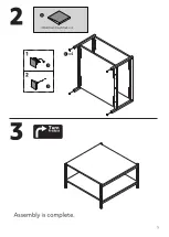 Preview for 6 page of Habitat Jive Coffee Table Manual