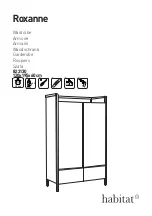 Preview for 1 page of Habitat Roxanne Manual