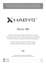 Предварительный просмотр 1 страницы HABYS Arena 180 Instruction Manual & Warranty