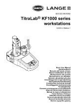 HACH LANGE TitraLab KF1121 Basic User Manual preview