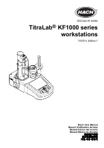 Hach TitraLab KF1000 Series Basic User Manual preview