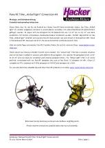 Предварительный просмотр 1 страницы Hacker Motor Airbull light Assembly And Operating Instructions Manual