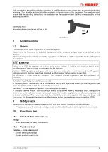 Предварительный просмотр 9 страницы HADEF 340/15 Installation, Operating And Maintenance Instruction