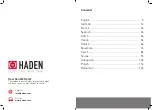 Preview for 2 page of Haden 206565 Instruction Manual