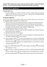 Preview for 9 page of HAEGER Air Banquet AF-D80-008A User Instructions